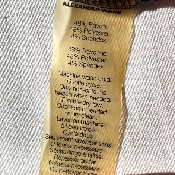 T by Alexander Wang Drape Back Stretch Jersey Static-Gray Maxi Dress sz M - Picture 6 of 8